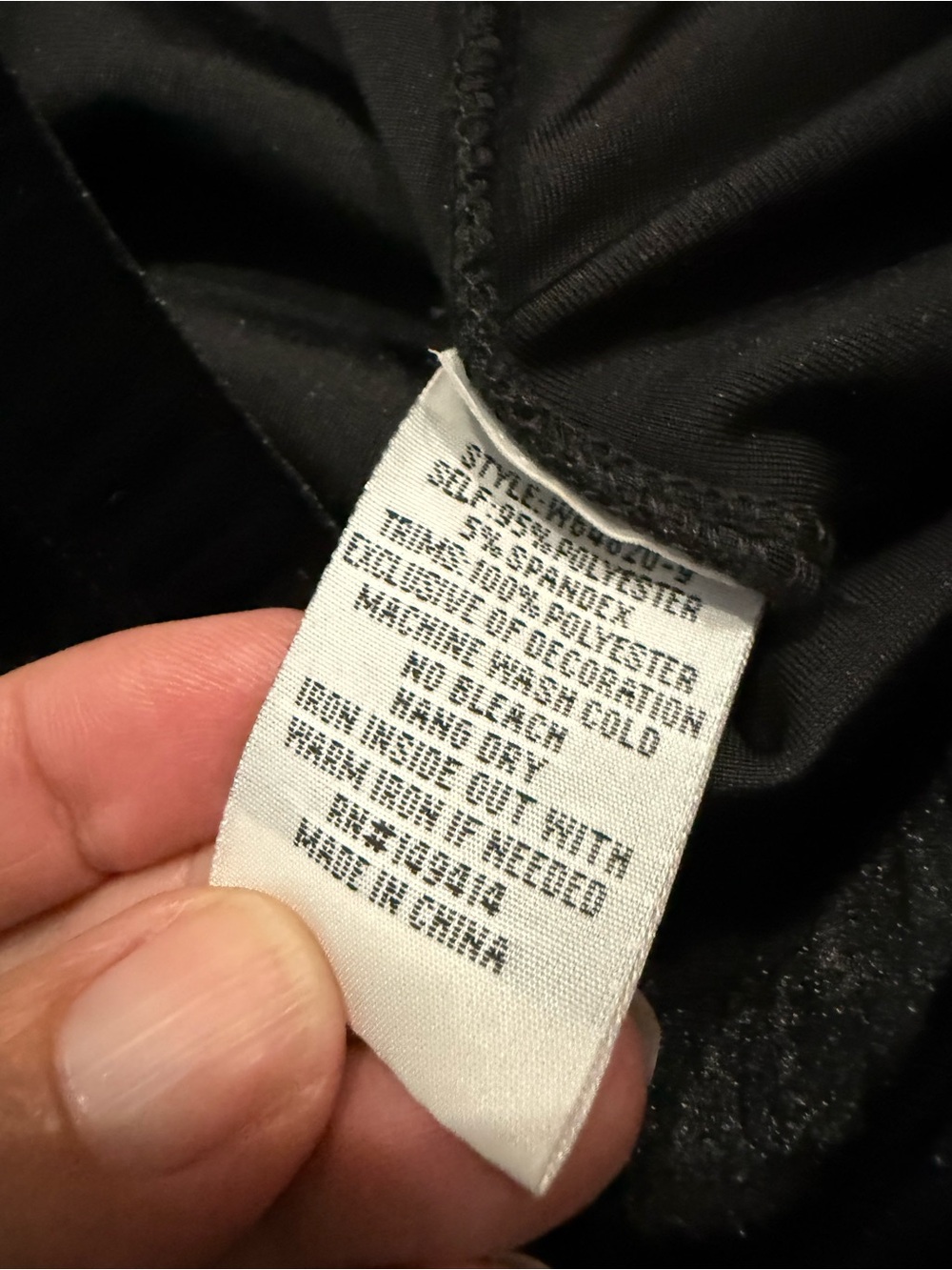 Johnny Was black velvet pull-on leggings floral embroidery on sides & hem M E01 - Picture 4 of 6